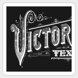 Vintage Victoria, TX Sticker